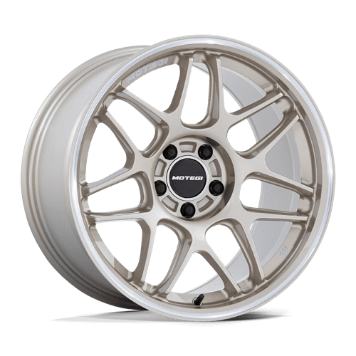 Motegi MR158 TSUBAKI 18X9.5 MOTORSPORT GOLD W/ MACHINED LIP