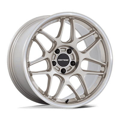 Motegi MR158 TSUBAKI 18X9.5 MOTORSPORT GOLD W/ MACHINED LIP