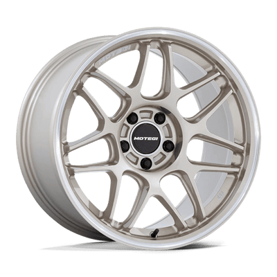 Motegi MR158 TSUBAKI 18X8.5 MOTORSPORT GOLD W/ MACHINED LIP
