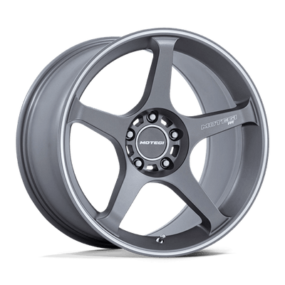 Motegi MR159 BATTLE V 18X9.5 GUNZILLA W/ MACHINED LIP STRIPE