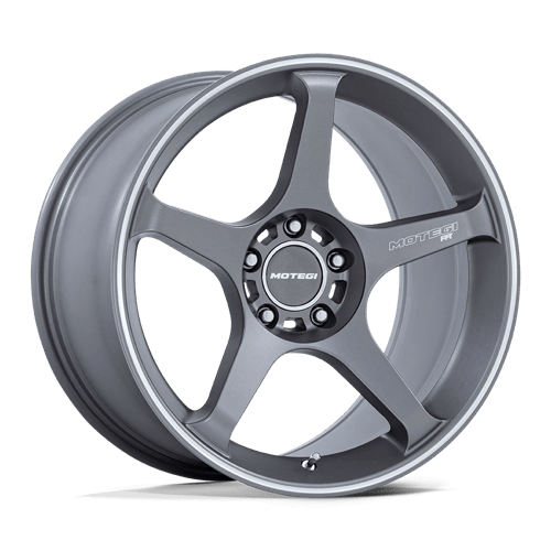 Motegi MR159 BATTLE V 18X9.5 GUNZILLA W/ MACHINED LIP STRIPE