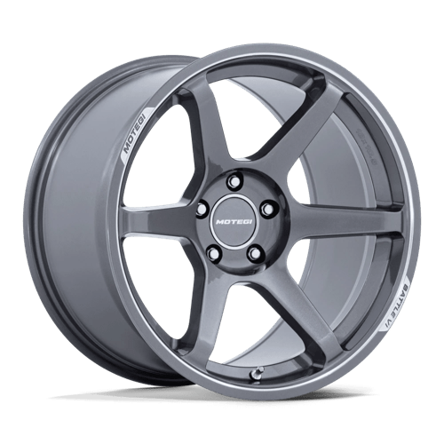 Motegi MR160 BATTLE VI 19X8.5 GLOSS GUNZILLA W/ MACHINED LIP
