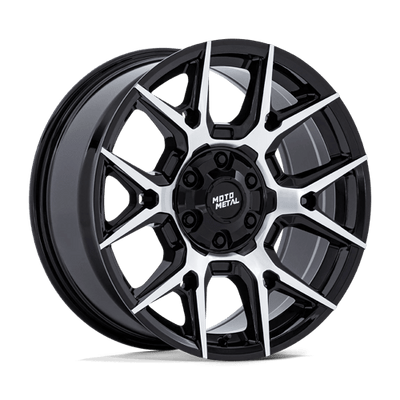 Moto Metal MO813 MASON 22X9 GLOSS BLACK W/ MACHINED FACE