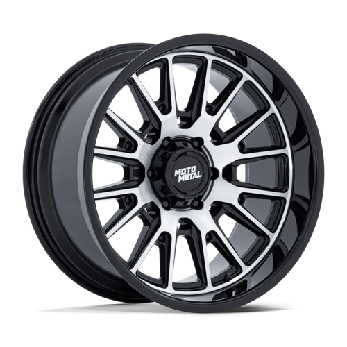 Moto Metal MO814 TEKTON 20X9 GLOSS BLACK W/ MACHINED FACE
