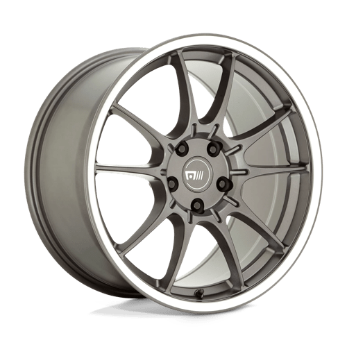 Motegi MR152 SS5 17X8 GUNMETAL W/ MACHINED LIP