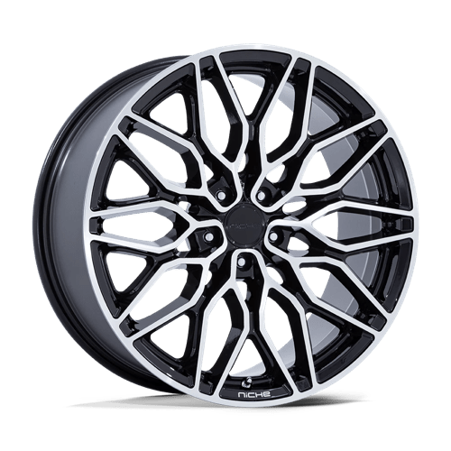 Niche 1PC NC277 CALABRIA 5 22X10.5 GLOSS BLACK MACHINED