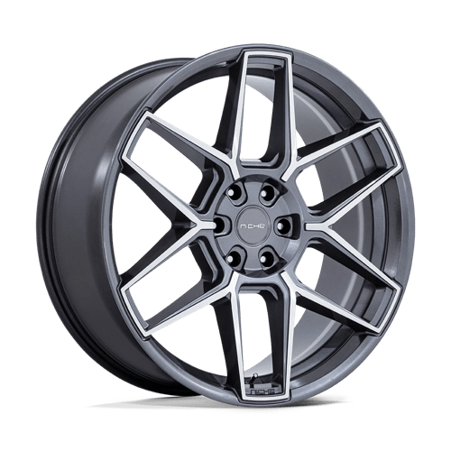 Niche 1PC NC281 RISE 22X10.5 ANTHRACITE W/ MACHINED FACE
