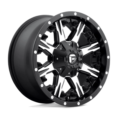 Fuel 1PC D541 NUTZ 20X10 MATTE BLACK MACHINED