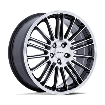 Petrol PE001 P1D 19X8 GLOSS BLACK W/ MACHINED FACE