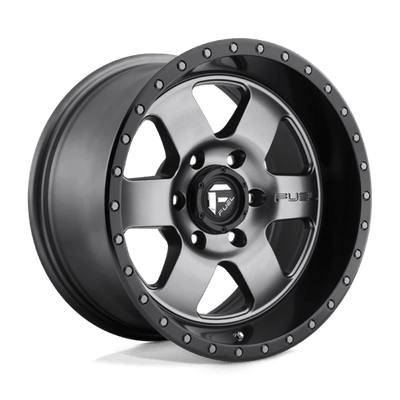 Fuel 1PC D619 PODIUM 18X9 MATTE GUN METAL BLACK BEAD RING