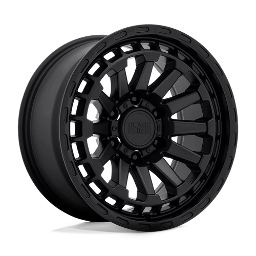 Black Rhino Hard Alloys RAID 17X8.5 MATTE BLACK