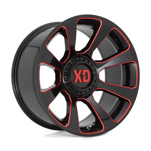 XD XD854 REACTOR 20X10 GLOSS BLACK MILLED W/ RED TINT