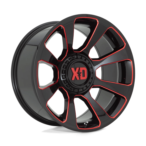XD XD854 REACTOR 20X9 GLOSS BLACK MILLED W/ RED TINT