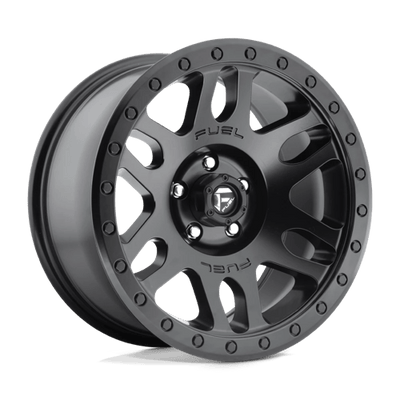 Fuel 1PC D584 RECOIL 17X8.5 MATTE BLACK