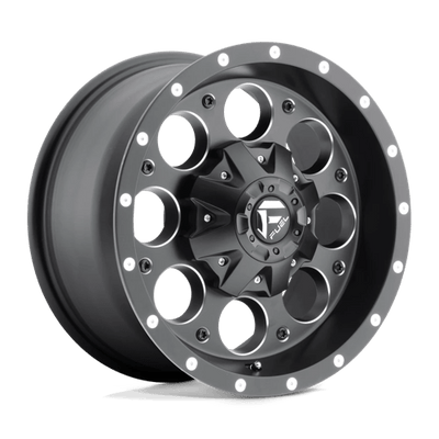 Fuel 1PC D525 REVOLVER 16X8 MATTE BLACK MILLED