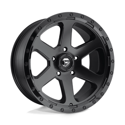 Fuel 1PC D589 RIPPER 20X9 MATTE BLACK GLOSS BLACK LIP