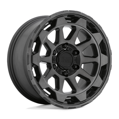 Black Rhino Hard Alloys ROTOR 17X8.5 MATTE GUNMETAL W/ BRUSHED FACE