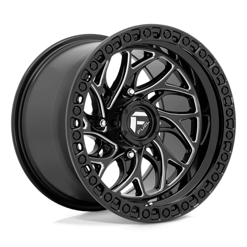Fuel UTV D741 RUNNER 15X10 GLOSS BLACK MILLED