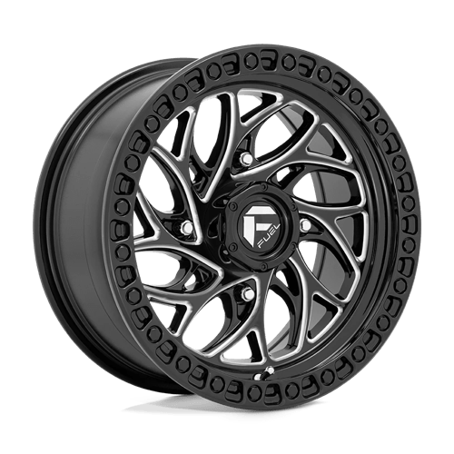 Fuel UTV D741 RUNNER 24X7 GLOSS BLACK MILLED