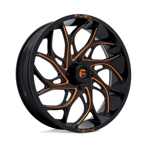 Fuel UTV D780 RUNNER UTV 24X7 GLOSS BLACK MILLED ORANGE