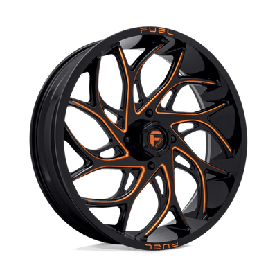 Fuel UTV D780 RUNNER UTV 24X7 GLOSS BLACK MILLED ORANGE