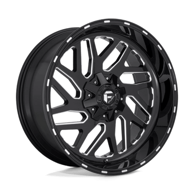 Fuel 1PC D581 TRITON 22X10 GLOSS BLACK MILLED