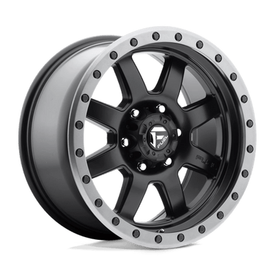 Fuel 1PC D551 TROPHY 20X9 MATTE BLACK GUN METAL RING