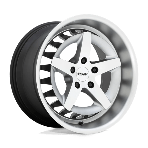 TSW DEGNER 18X10 MATTE TITANIUM W/ MACHINED FACE