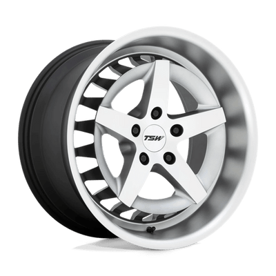 TSW DEGNER 18X10 MATTE TITANIUM W/ MACHINED FACE