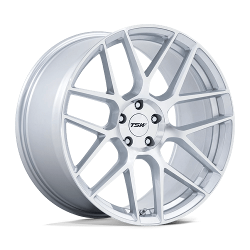 TSW TW002 LASARTHE 18X10.5 GLOSS SILVER MACHINED