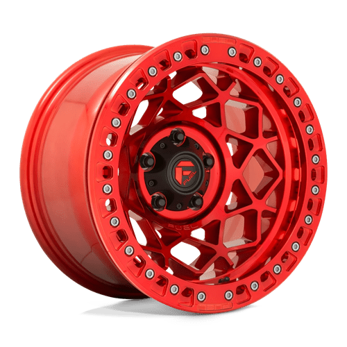 Fuel 1PC D121 UNIT BEADLOCK 17X9 CANDY RED