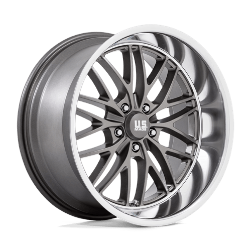 US Mag 1PC U139 SANTA CRUZ 20X8.5 ANTHRACITE W/ DIAMOND CUT LIP