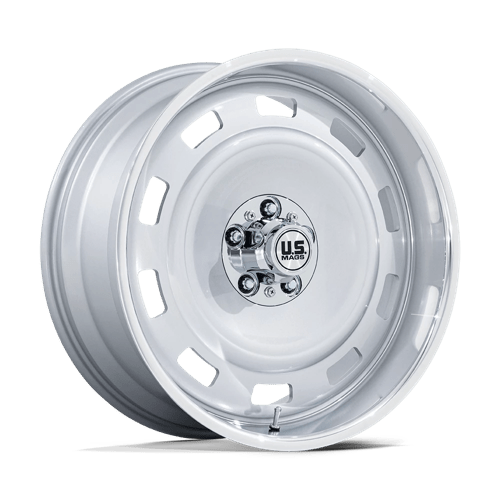 US Mag 1PC UC143 SCOTTSDALE 22X9 SILVER W/ DIAMOND CUT LIP