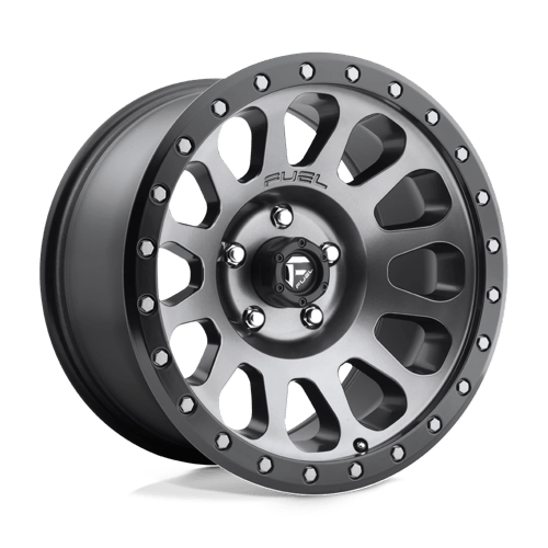 Fuel 1PC D601 VECTOR 20X10 MATTE GUN METAL BLACK BEAD RING