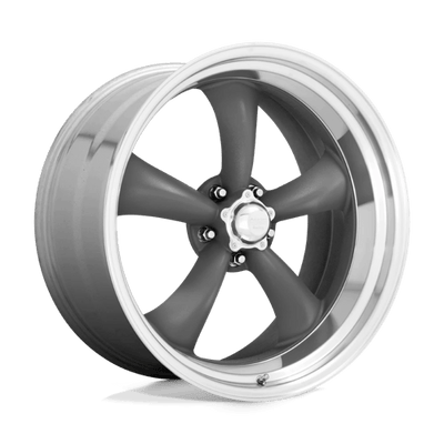 American Racing Vintage VN215 CLASSIC TORQ THRUST II 18X7 MAG GRAY W/ MACHINED LIP