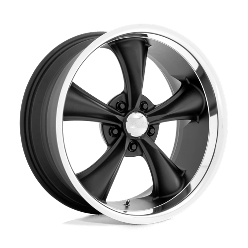 American Racing Vintage VN338 BOSS TT 20X8.5 TEXTURED BLACK W/ DIAMOND CUT LIP