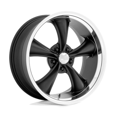American Racing Vintage VN338 BOSS TT 20X8.5 TEXTURED BLACK W/ DIAMOND CUT LIP