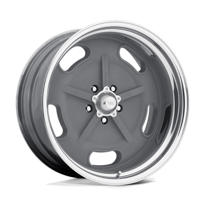 American Racing Vintage VN470 SALT FLAT 17X8 MAG GRAY W/ CENTER POLISHED BARREL