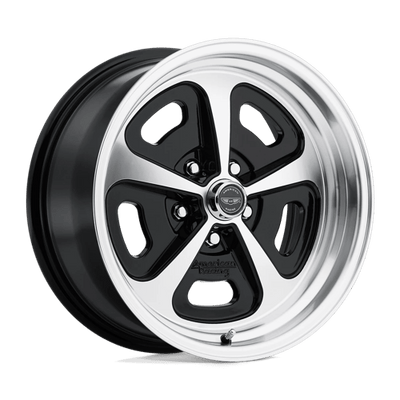 American Racing Vintage VN501 500 MONO CAST 17X8 GLOSS BLACK MACHINED