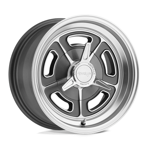 American Racing Vintage VN502 15X5 MAG GRAY MACHINED