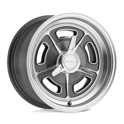 American Racing Vintage VN502 15X5 MAG GRAY MACHINED