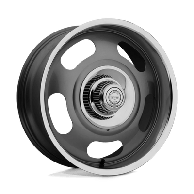 American Racing Vintage VN506 17X8 MAG GRAY CENTER W/ POLISHED LIP