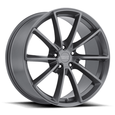 American Racing Vintage VN806 FAST BACK 20X9 ANTHRACITE W/MACHINED FACE