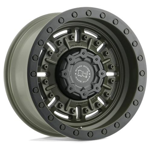 Black Rhino Hard Alloys ABRAMS 17X8.5 OLIVE DRAB GREEN