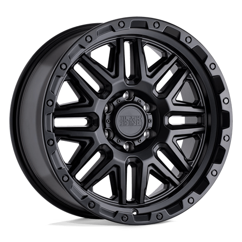 Black Rhino Hard Alloys ALAMO 20X9 MATTE BLACK W/ BLACK BOLTS