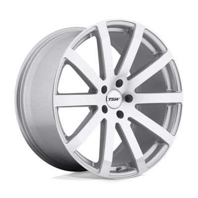 TSW BROOKLANDS 20X10 SILVER W/ MIRROR CUT FACE