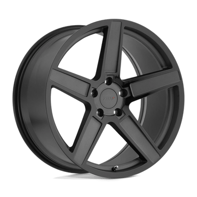 TSW ASCENT 17X8 MATTE GUNMETAL W/ GLOSS BLACK FACE