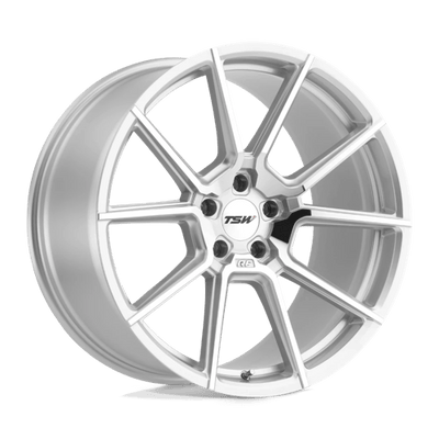 TSW CHRONO 20X8.5 SILVER W/ MIRROR CUT FACE