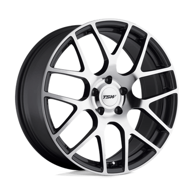 TSW NURBURGRING 17X8 GUNMETAL W/ MIRROR CUT FACE