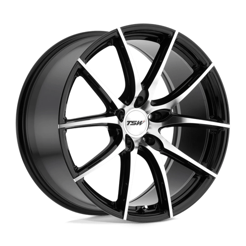TSW SPRINT 19X9.5 GLOSS BLACK W/ MIRROR CUT FACE